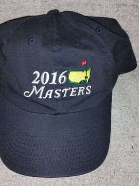 Master Golf TournamenAmerican Needle Hat Adjustable Strapback Black